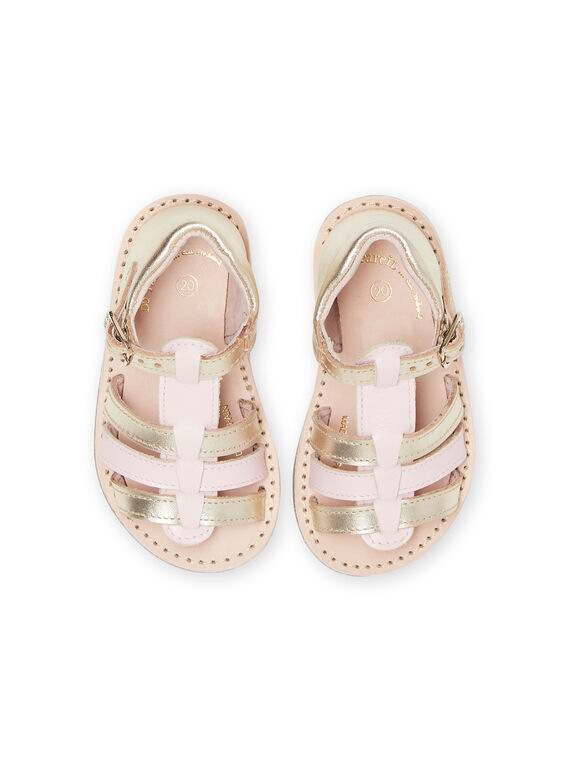 chaussures dorees bebe fille
