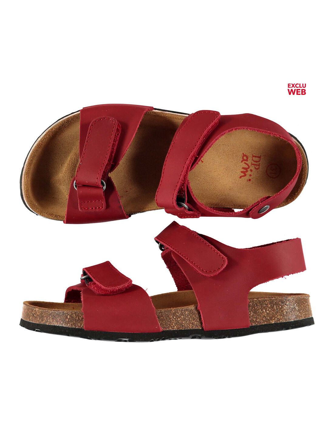 Dpam on sale chaussons cuir