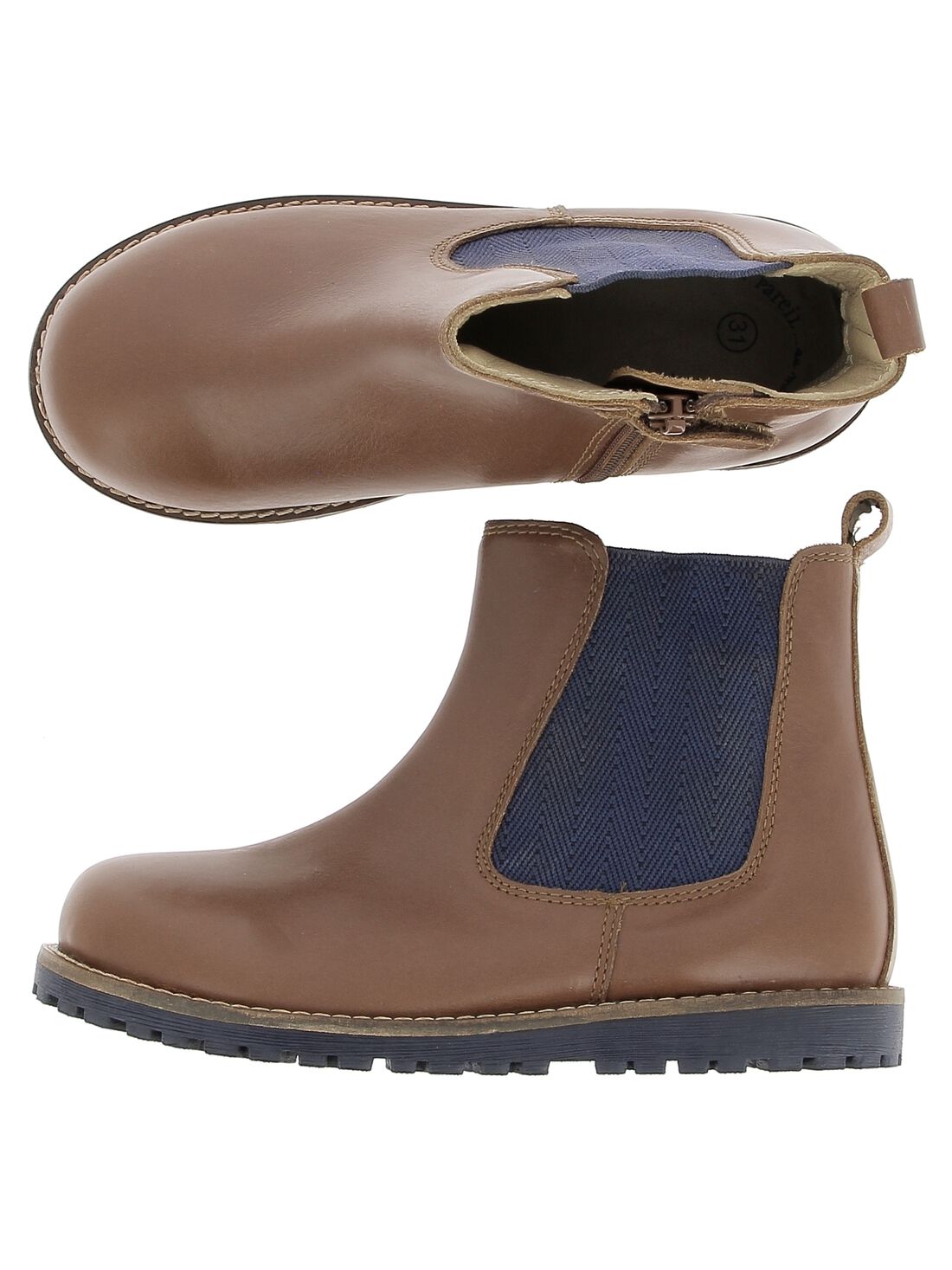 Boots cuir garcon clearance